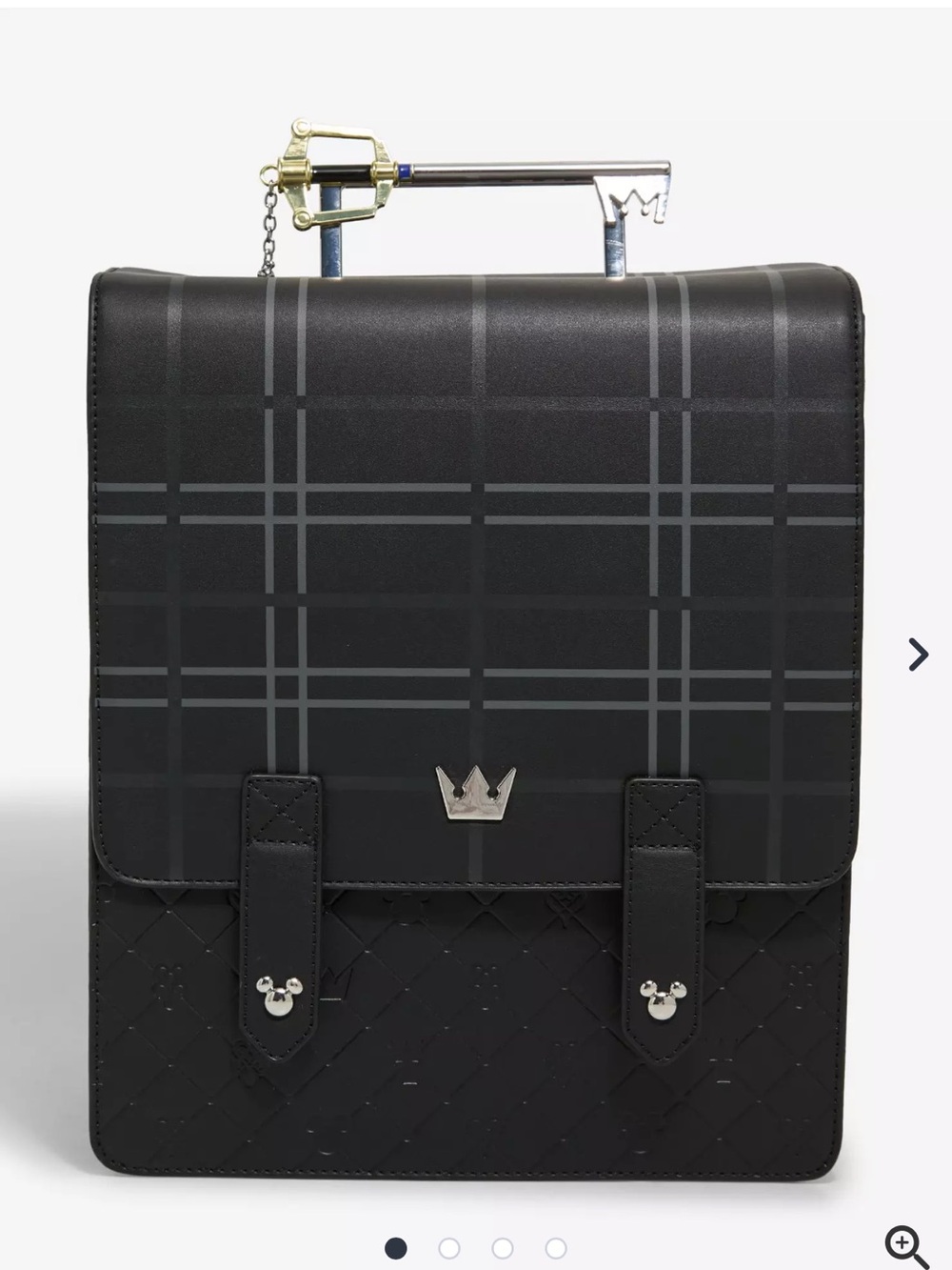 Loungefly Disney Kingdom Hearts Plaid Keyblade Mini Backpack - Exclusive